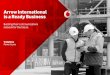 Arrow International is a Ready Business - Vodafone · is a Ready Business Building their communications network for the future. Arrow International is one of New Zealand’s largest