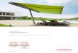 L’innovativa struttura portante per tenda ad ombrellone€¦ · • Struttura autoportante in alluminio verniciato a polveri, con montante di alluminio tondo e traversa squadrata