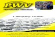 PWV A4 profile · Company Profile PWV GROUP FUNCTION TRANSPORTATION PWV STAFF TRANSPORTATION joe@pwvtransport.co.za Fax: 086 242 0096 Tel: 011 683 7111 /22 /23 /25 /28. PWV Background