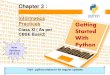 Computer Orange Template - MYKVS.INpython.mykvs.in/presentation/class xi/informatics...Getting Started With Python Visit : python.mykvs.in for regular updates Introduction It is widely