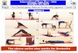 The above series also works for Backache day of... · 2020. 5. 29. · Yoga –For Developing Robust Immunity against Covid-19 International Yoga Day –2020 अंतर्राष्ट्रीययोगदिवस