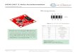 e-Gizmo Mechatronix Central documents/ADXL345 3-Axis...ADXL345 3-Axis A ccelerometer (silkscreen layout) Figure 6. ADXL345 3-Axis Accelerometer PCB Copper Pattern (Bottom Layer) e-Gizmo