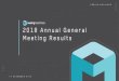 2018 Annual General Meeting Results...2018/11/14  · 2018 Annual General Meeting Results SEEING MACHINES HIGHLIGHTS • Breakthrough technology with commercial applications across