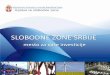 SLOBODNE ZONE SRBIJE · • Umereno - kontinentalna klima, topla leta i jake zime • Položaj na granici EU i raskrsnici koridora 10 i 7 Prednosti ulaganja u Srbiju • Prelazni