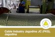 Cable Industry Jagodina JC (FKS), Jagodina · Cable Industry Jagodina JC (FKS), was founded in 1947. and the regular production started in 1955. In 1957. started manufacture of submarine