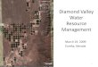 Diamond Valley Water Resource Managementwater.nv.gov/home/pdfs/diamond valley water... · Review of Previous Stakeholder Meetings 9. Decisions and Orders of the State Engineer in