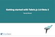 Getting started with Tabris.js 2.0 Beta 2 · 2018. 7. 12. · Getting started with Tabris.js 2.0 Beta 2 Tutorial Ebook. Table of contents ... Basic JS App, ES6 App, or TypeScript