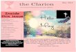 the Clarion May 2018cccthdisciples.org/PDF/2018_05News.pdf · 2018. 4. 27. · the Clarion February 2018May 2018 of Central Christian Church (DOC) Prayer List Planting Geraniums Amazon.smile