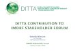 Presentation: DITTA contribution to IMDRF …imdrf.org/docs/imdrf/final/meetings/imdrf-meet-150914...Global Diagnostic Imaging, Healthcare IT & Radiation Therapy Trade Association