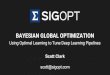BAYESIAN GLOBAL OPTIMIZATION - NVIDIAon-demand.gputechconf.com/gtc/2017/presentation/s... · Deep Learning / AI is extremely powerful Tuning these systems is extremely non-intuitive