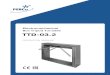 Electromechanical Box Tripod Turnstile TTD-03 · 2018. 6. 22. · 5.2.1 The turnstile consists of a turnstile housing, turnstile housing cover (1), barrier arms (6) and optional equipment,