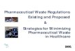 Pharmaceutical Waste Regulations Existing and …...•provides preventative, diagnostic, therapeutic, rehabilitative, maintenance or palliative care, and counseling, service, assessment
