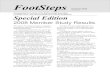 FootSteps - The Erythromelalgia Association...FootSteps The newsletter for members of The Erythromelalgia Association FootSteps online: or 2008 Member Study Results Summer 2009 Vol