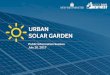 URBAN SOLAR GARDEN - EnergySaveNewWest...25 years of solar electricity 5 Homes 12 Apartments The Tech Specs 200 Panels 75% of Array Presubscribed (150 panels) Help us shape New West’s