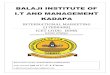 BALAJI INSTITUTE OF I.T AND MANAGEMENT … International...UNIT – 3 INTERNATIONAL PRODUCT MANAGEMENT BALAJI INST OF IT AND MANAGEMENT, KADAPA The education after primary school is
