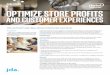 JDA OPTIMIZE STORE ROPFITS AND CUSTOMR …...• JDA Store Logistics Software and the Intel® Responsive Retail Platform have created an easy-to-use technology for fast retail insight
