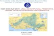 NIGER BASIN AUTHORITY: LEGAL AND INSTITUTIONAL … · Niger Basin Authority Partners to support the Paris Declaration; 3. Adoption in April 2008 of the Niger Basin Water Charter by