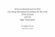 Africa Continental Summit 2019 Hyo Jeong International ...g01.upf.org/events/20191130-NigerSummit/DongMoonJoo_Niger_Presentation.pdfNov 30, 2019  · Niger Presentation Dr. Douglas