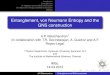 Entanglement, von Neumann Entropy and the GNS …trg/imsc50phy/Andres-Bal...Introduction Entanglement C*-Algebras and the GNS construction Von Neumann entropy and GNS construction