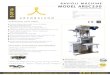 RAVIOLI MACHINE MODEL ARSC250 - Arcobaleno Pasta Machines · ☐ Pasta trays - solid and perforated ☐ Dough Rolling Pins ☐ Automatic pasta cutter (can only be added at time of