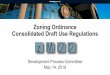 Zoning Ordinance Consolidated Draft Use Regulations...2019/05/14  · Timeline for Drafts of Uses May 2019 Consolidated Uses April 2019 Residential, Accessory & Temporary February