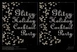 HGTV Glitzy Holiday Party Invitations · HGTV Glitzy Holiday Party Invitations Cut along the dotted line. Glue a few colorful sequins on top of the printed ones. 5” x 7”, use