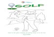 Colour in the golfer swinging and getting ready to hit Wedges: The focus with wedges is on accuracy - trying to hit a short shot as close as possible to the flagstick - wedges are