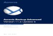 Acronis Backup Advanceddl.acronis.com/u/pdf/AcronisBackupAdvanced_11.5_quick... · 2015. 4. 9. · Windows MultiPoint Server 2010/2011/2012 Windows Small Business Server 2011 - 모든