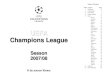UEFA Champions League esoccerlibrary.free.fr/uefa_ucl_07_08.pdf · UEFA Champions League e Season 2007/08 8 © by soccer library Table of Contents Index Content Page I Qualifying