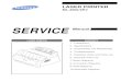 SERVICE Manual ML-4500 Service Manual.pdfSERVICE LASER PRINTER ML-4500/XEV SAMSUNG Manual LASER PRINTER CONTENTS 1. Precautions 2. Specifications 3. Disassembly and Reassembly 4. Troubleshooting