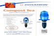 Compost Tea - dosatronusa.com · Compost Tea Organic Nutrient Injectors With a Dosatron injector, your plants get the right amount of nutrients every time. Dosatron injectors are