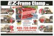 Dakotaland Autoglassdakotalandautoglass.com/images/uploads/ez-frame.pdffax: 435-734-9632 email: ezframeclamp@yahoo.com Reasons to Buy the EZ-Frame Cuts SAVES YOU - Pays for itself