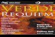 SAFFRON WALDEN CHORAL SOCIETY CAMBRIDGE PHILHARMONIC · 2020. 1. 12. · Verdi’s Requiem. That was the musical expression which, in such a sombre moment, massively captured a strange