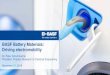 BASF Battery Materials: Driving electromobility · 2018. 11. 21. · the Opportunities and Risks Report from page 111 to 118 of the BASF Report 2017. BASF does not assume any obligation