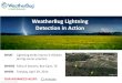 WeatherBug Lightning Detection in Action...cloud lightning (magenta) within an unsafe 10-mile radius around the facility. VIDEO: This WeatherBug Outdoor Alerting system would sound