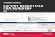 062117 Export Essentials for Business Optimized · 2018. 8. 1. · 2323 N. Broadway, Suite 201 Santa Ana, CA 92706 (714) 564-5200 ation. EXPORT ESSENTIALS FOR BUSINESS JUNE 21, 2017