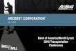ARCBEST CORPORATION Relations... · 2016. 5. 17. · ARCBEST CORPORATION®. May 17, 2016. Bank of America/Merrill Lynch. 2016 Transportation. Conference