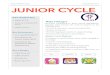 OLSS JUNIOR CYCLE 17 September 2017 JUNIOR CYCLEolss.ie/wp-content/uploads/2017/11/Junior-Cycle.pdf · 2017. 11. 2. · OLSS JUNIOR CYCLE 17 September 2017 Why Change? Research completed
