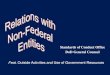 Standards of Conduct Office DoD General Counsel€¦ · 30.11.2012  · DoD General Counsel. Feat. Outside Activities and Use of Government Resources . 2 Why Non-Federal Entities?