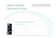 Global mHealth Developer Survey€¦ · started to develop and market mHealth applicaons on the smartphone applicaon stores. The global mHealth market survey conducted in the second