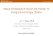 Impact of Enforcement Policies and Practices on Immigrant ... · Immigration Enforcement. Rescission of Deferred Action for Childhood Arrivals (reversed by Supreme Court) Elimination