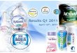 Results Q1 2011 · Q1 2011 Sales: Very strong start to the year Like-for-likesales growth–Total Group includingUnimilk 4,1% 5,5% 7,0% 6,9% 6,9% 6,9% 8,5% Best performance since