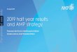 2019 half year results and AMP strategy · 2019. 8. 7. · AMP 2019 half year results 10 AMP Life 1 Comparison with prior periods – Both Australian wealth protection and mature