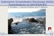 Submarine Groundwater Discharge (SGD): Contributions to · PDF file 2013. 4. 8. · Nd • SGD is a source for coastal pollution (pesticides, heavy metals, monomethylmercury etc.)