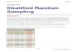 Stratified Random Sampling · 2020. 2. 10. · Stratified Random Sampling Introduction In stratified random sampling, samples are drawn from a population that has been partitioned