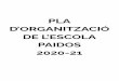 2020-21 PAIDOS DE L’ESCOLA D’ORGANITZACIÓ PLA...1. Organització pedagògica en situació de pandèmia com l’actual Aquest Pla d’actuació pretén establir les bases per tal
