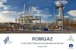 ROMGAZ...Naturale Depogaz PloieştiSRL (subsidiary owned 100% by Romgaz SA), DepomureşSA (40% owned by Romgaz SA) and SC Agri LNG Project Company SRL (25% owned by Romgaz SA). This