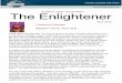 S, ALB The Enlightener...Southern Lights Toastmasters The Enlightener PMeghann Tanner ACJune 2014resident's Message S, ALB 1 It feels like just yesterday we were all filing in the