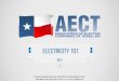 Electricity 101 Electricity 101 2019 2.pdf1005 Congress, Suite 1000, Austin, TX 78701 • 512-474-6725 • 2019 Electricity 101 Regional Transmission Operators in North America (512)
