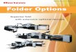 Superior fold with extensive optional devices · 2020. 5. 14. · Folder Options AF-76 Series / AFC-74 Series / AFC-56 Series / AF-566T4F / AF-406 Series / EF Series Superior fold